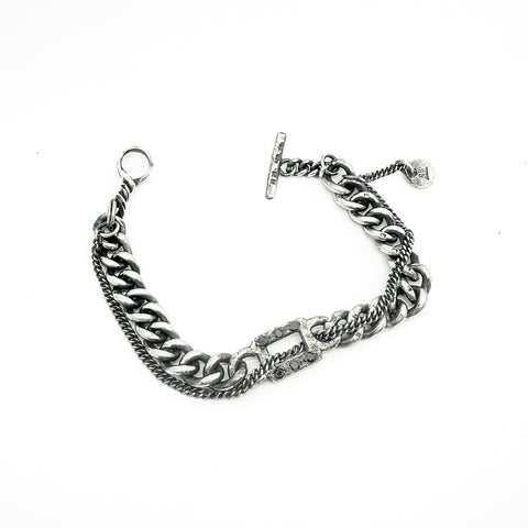 Darius Silver Bracelet