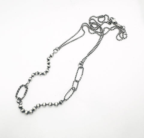 Cnidus Silver Necklace